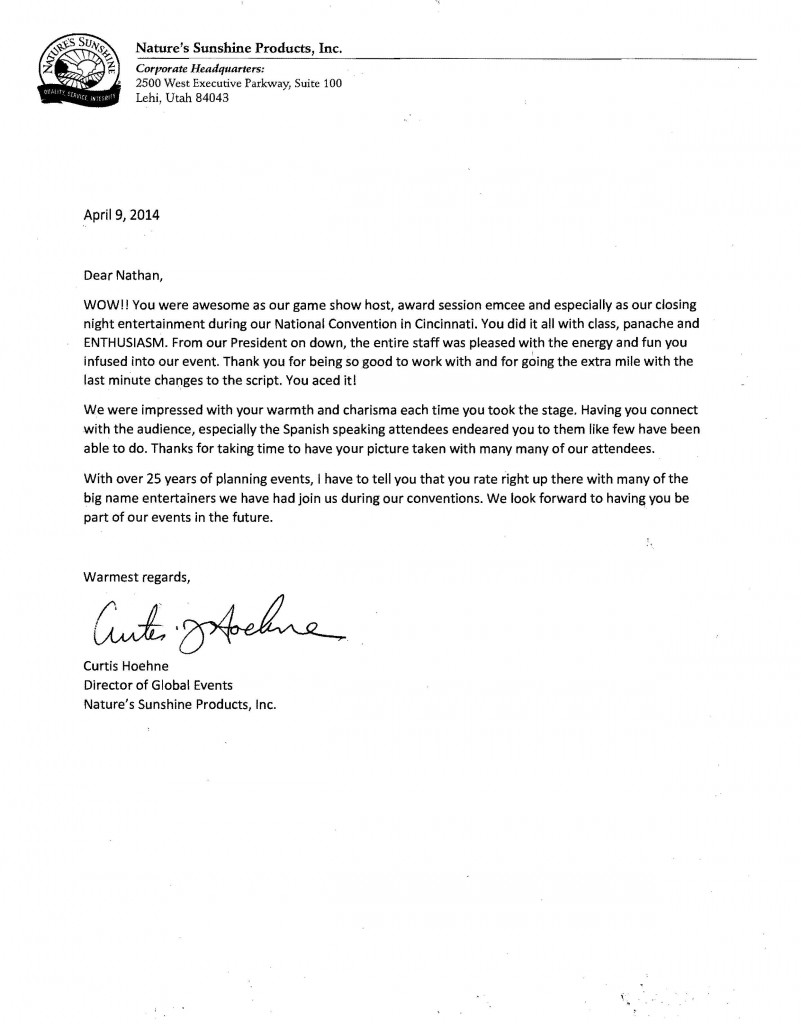 Letter for Nathan Osmond